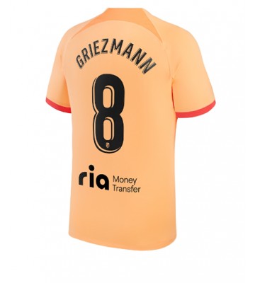 Atletico Madrid Antoine Griezmann #8 Tredjedrakt 2022-23 Kortermet